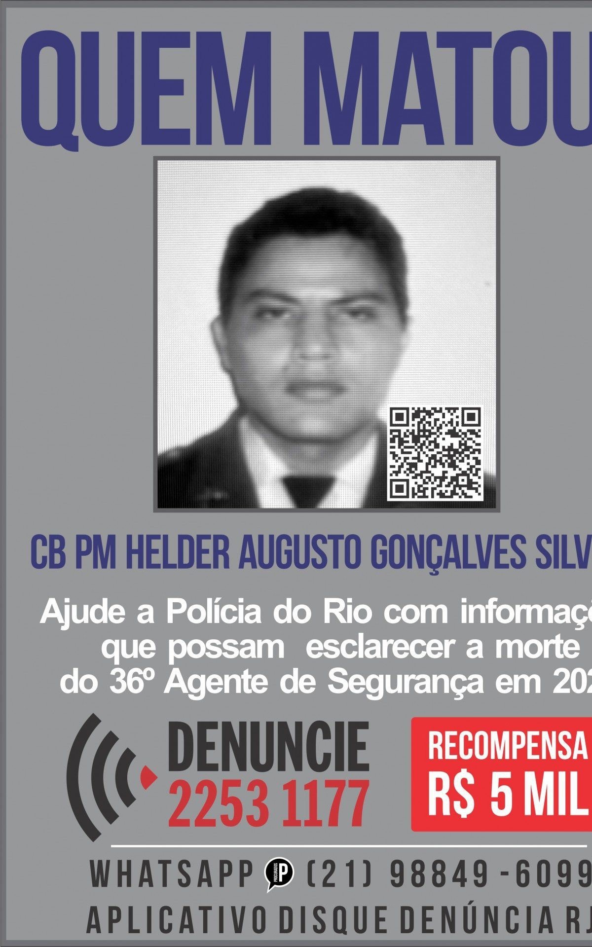 Polícia pede informações para prender assassinos de PMs em Nova Iguaçu
