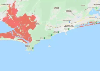 Sepetiba, Guaratiba e Reserva podem ficar debaixo de água em 2030