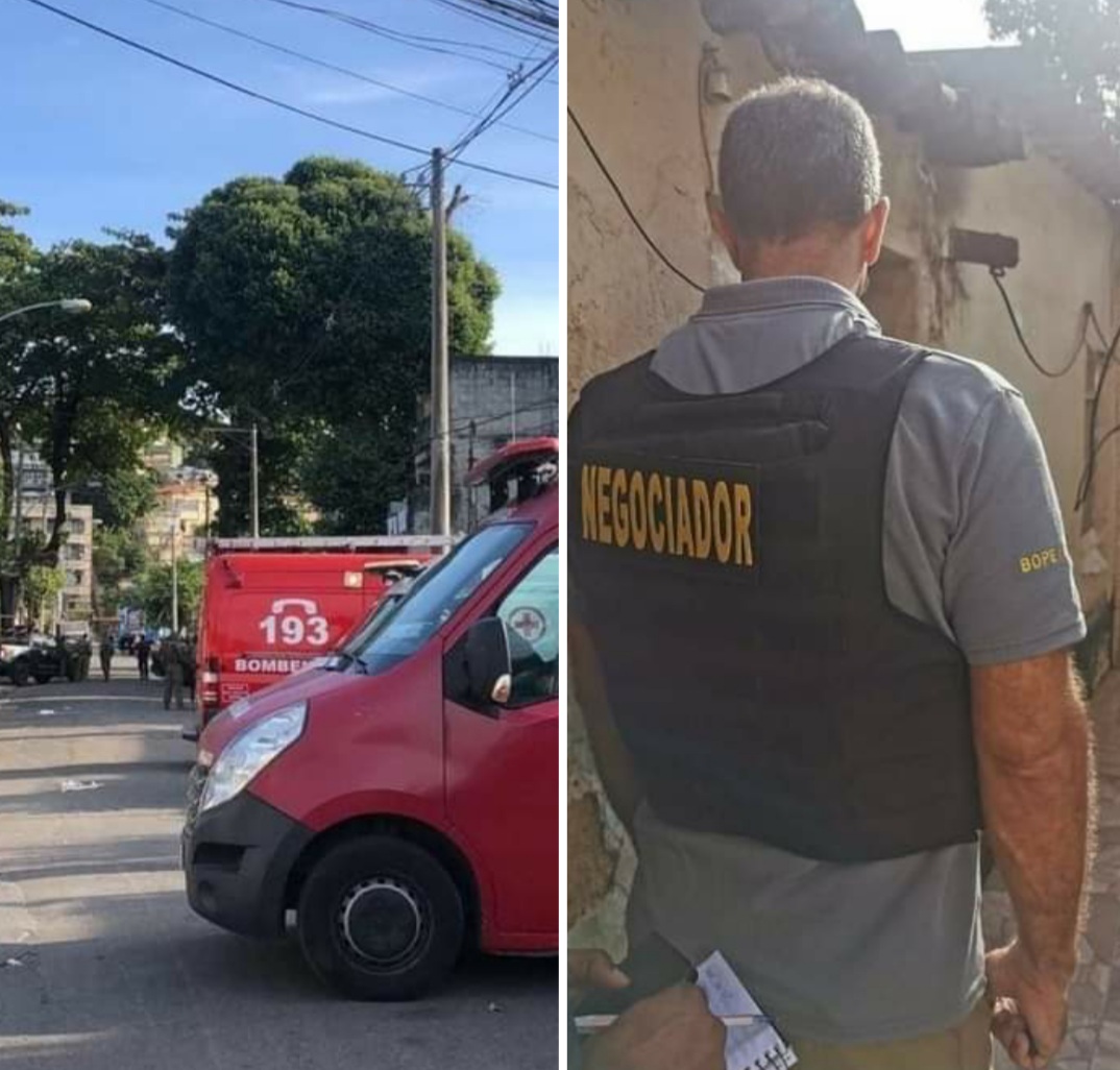 MULHER É FEITA REFÉM E AMEAÇADA COM FACA NO RJ