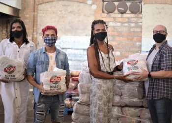 Ação da Cidadania promove a doação de 40 toneladas de alimentos para população LGBTQIA+*