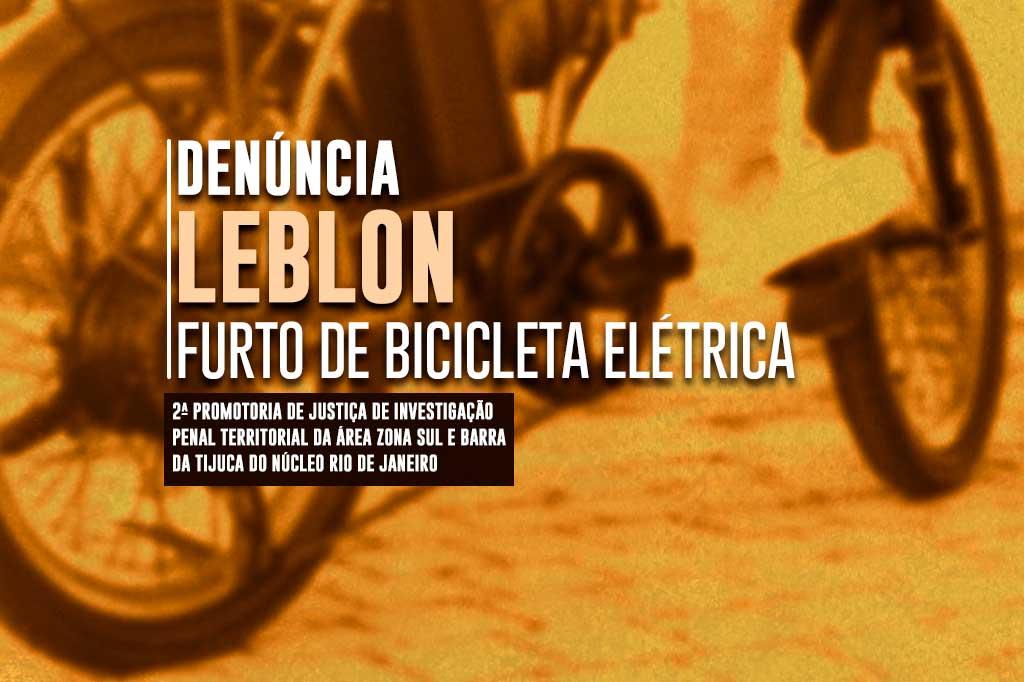 MPRJ denuncia homem preso pelo furto de bicicleta elétrica no Leblon