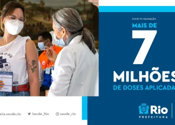 Rio anuncia que bateu a marca de 7 milhões de vacinas contra a Covid aplicadas