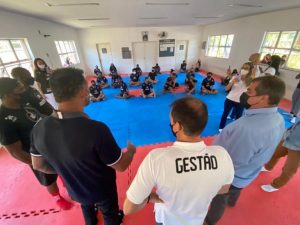 Ex-lutador ficou orgulhoso com o sucesso do projeto – Divulgação/Prefeitura Ex-lutador ficou orgulhoso com o sucesso do projeto – Divulgação/Prefeitura