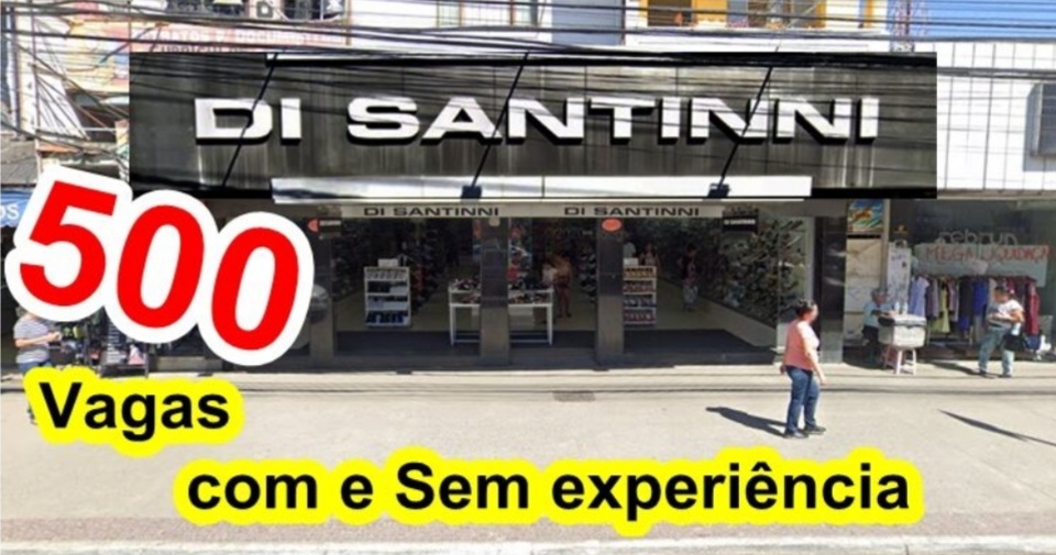 Di Santinni abre 500 vagas para vendedor, caixa, atendente de loja – extra natal – Rj