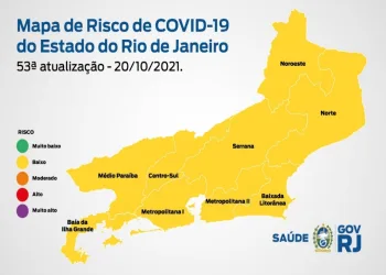 Mapa de Risco da Covid-19: mortes caem pela metade no Estado do Rio