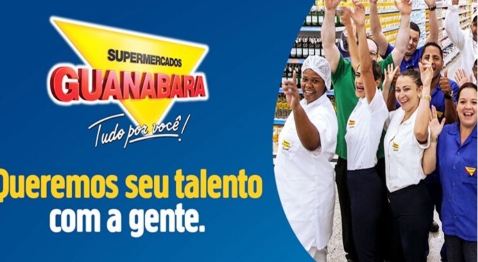 GUANABARA VAGAS REPOSITOR, CAIXA, JOVEM APRENDIZ, BALCONISTA DE LATICINIOS, FISCAL DE CFTV – SUPERMERCADOS – RIO DE JANEIRO