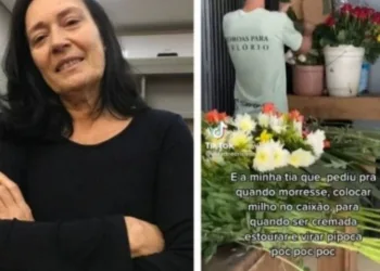 Morre mulher que pediu para ser cremada com milho de pipoca; o velório dela viralizou nas redes sociais