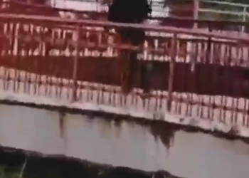 VIDEO: POLICIAL MILITAR DE FOLGA SALVA MULHER DE SE JOGAR DE UMA PONTE NO RJ