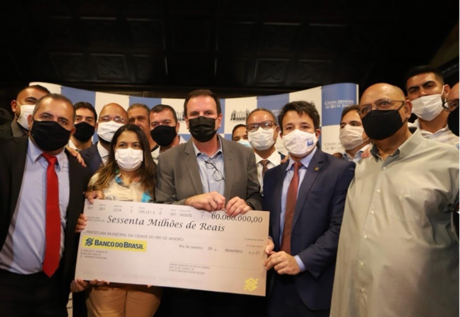 Prefeitura recebe doação de R$60 milhões da Câmara de Vereadores
