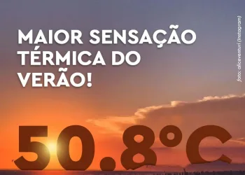 MUNICÍPIO DO RIO TEM A MAIOR SENSAÇÃO TÉRMICA DO ANO PELO SEGUNDO DIA SEGUIDO: 50,8°C