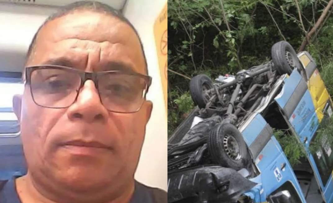 IDENTIFICADO PASSAGEIRO QUE MORREU NA QUEDA DA VAN NO RJ