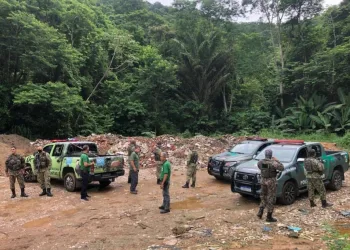 Secretaria de Meio Ambiente embarga local de despejo ilegal de resíduos ao lado do Parque da Pedra Branca