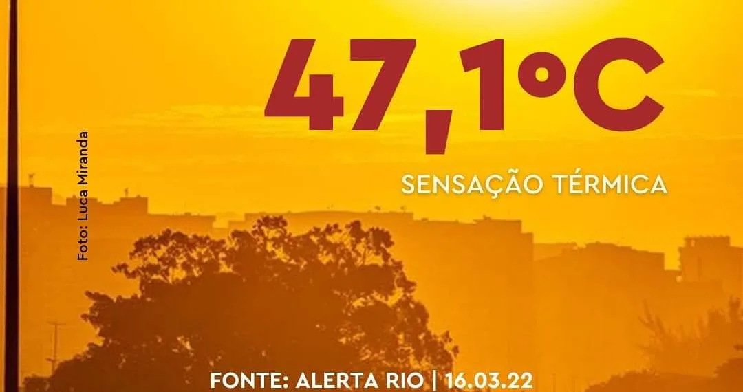 RIO TEM SENSAÇÃO TÉRMICA DE 47,1°C NESTA QUARTA (16/03) | VEJA COMO FICA O TEMPO NA ÚLTIMA SEMANA DO VERÃO