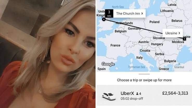 MULHER BÊBADA PEDE UBER DE R$ 30 MIL PARA IR LUTAR NA UCRÂNIA.