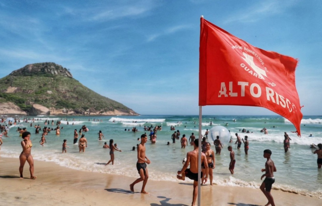 Bombeiros buscam banhista desaparecido na praia do Recreio