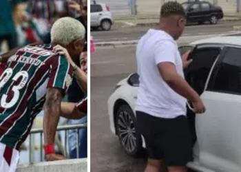 Carro de jogador do Fluminense, é apreendido com tabletes de maconha e arma, saindo de baile funk: matéria completa