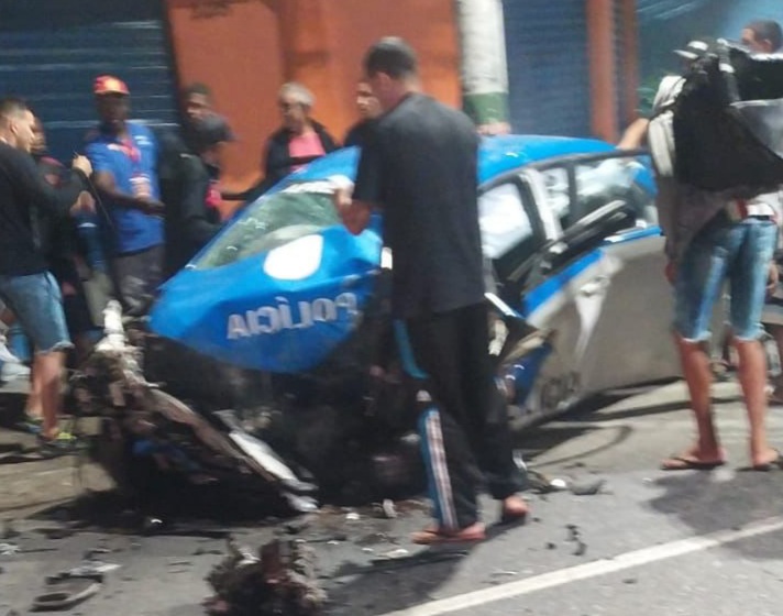 URGENTE!! ACIDENTE GRAVÍSSIMO COM VIATURA POLICIAL NO RJ!!