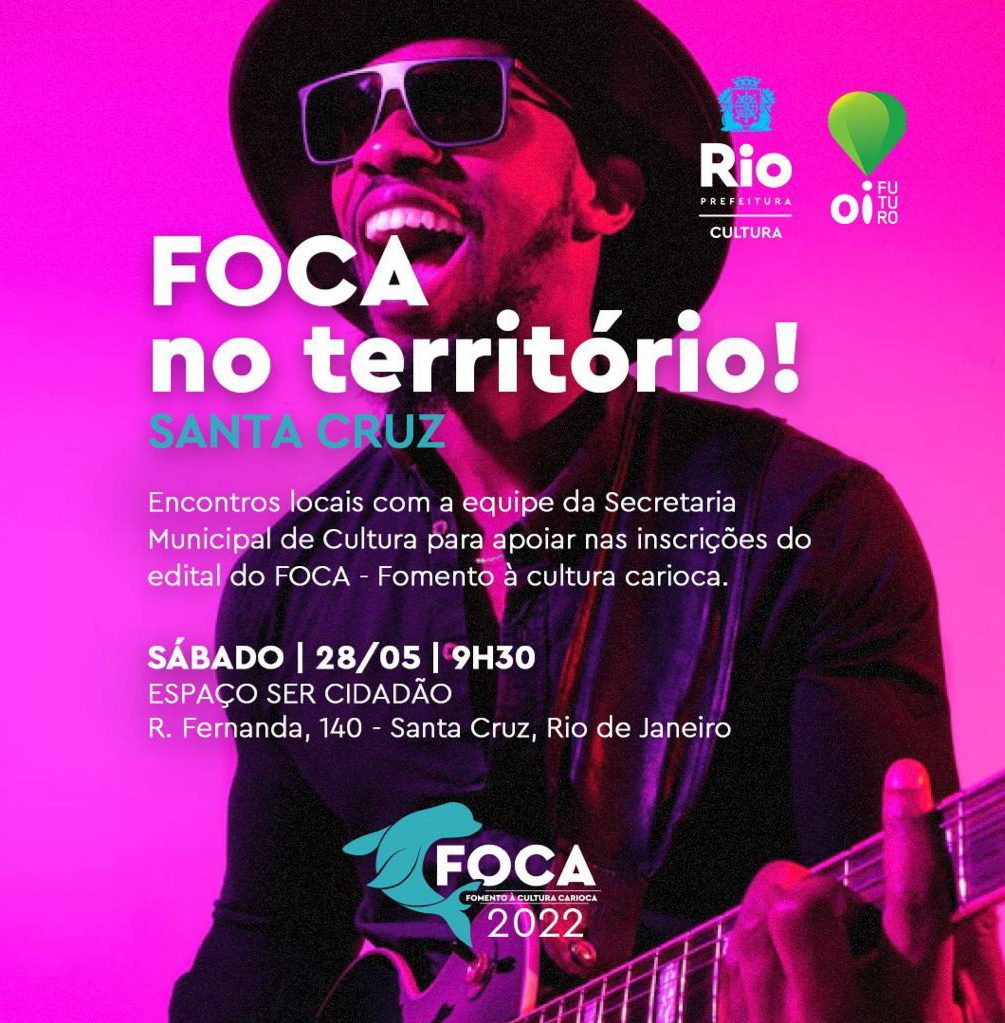 Foca no Território: equipe da Secretaria Municipal de Cultura vai a Santa Cruz auxiliar na inscrição do fomento