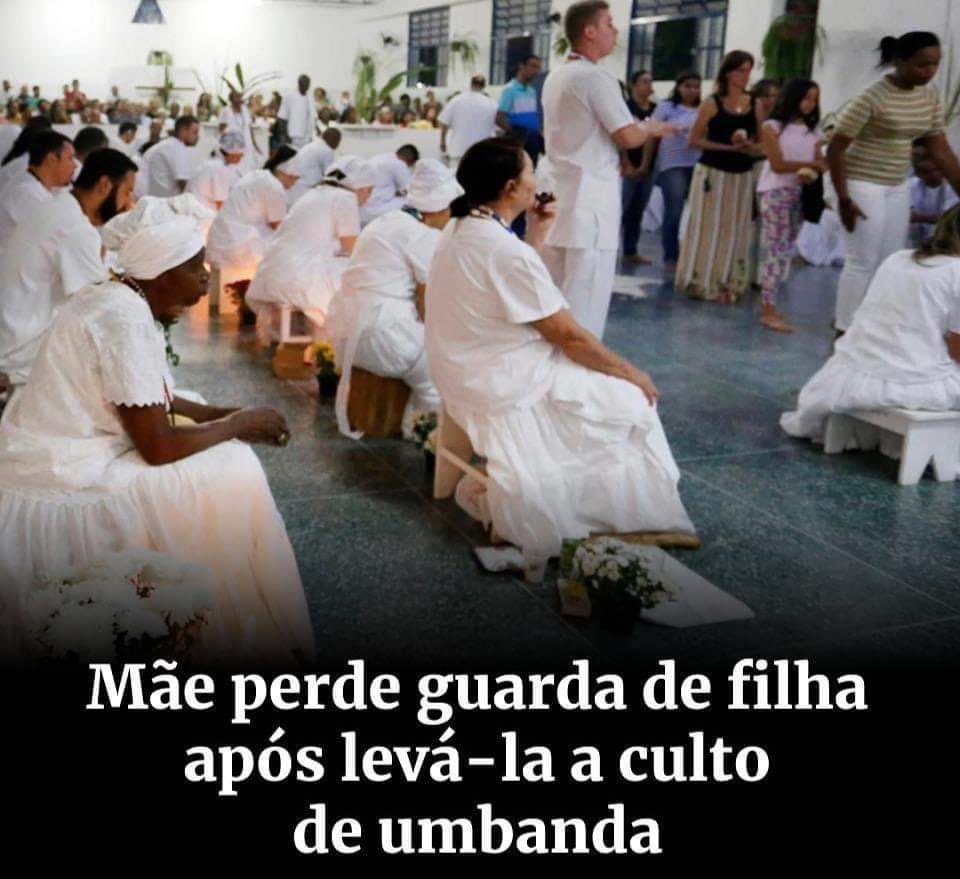 Mãe perde a guarda do filha após leva-la a culto de umbanda