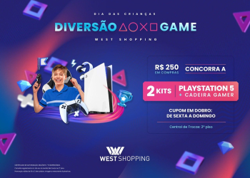 West Shopping promove campanha “Diversão Game” neste Dia das Crianças
