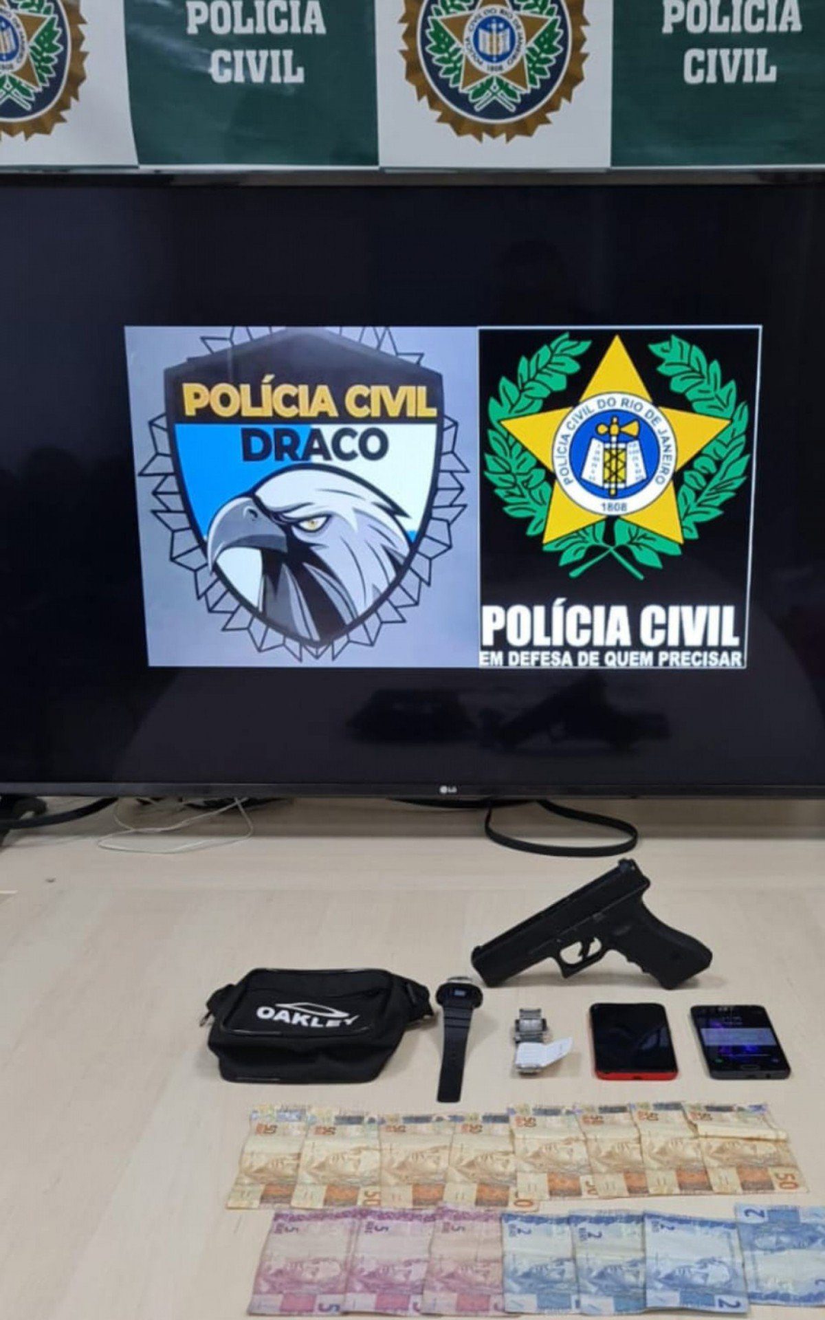 Três milicianos do bando de Zinho são presos em Santa Cruz