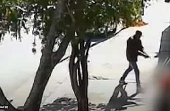 Inconformado com término, homem mata ex-mulher a tiros: imagens fortes