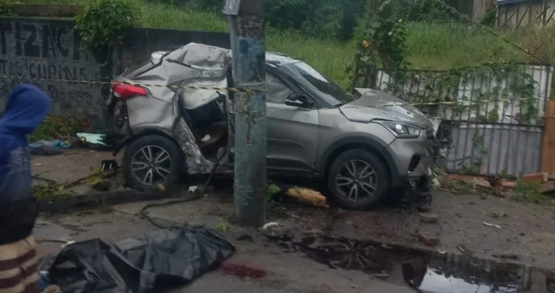 Acidente no RJ deixa um morto e bebê e criança feridos