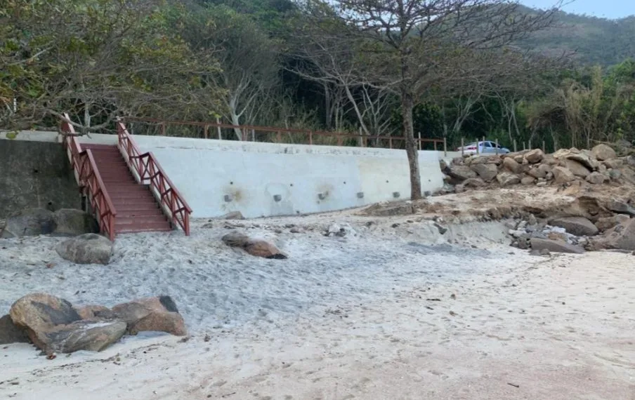 Geo-Rio conclui obras de contenção de encosta em Grumari, na Zona Oeste