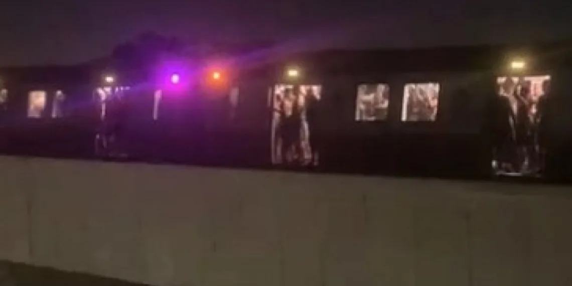 Linha 2 do metrô é interrompida por briga de torcida