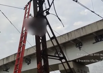 Homem morre eletrocutado ao tentar furtar cabos da estação de Deodoro