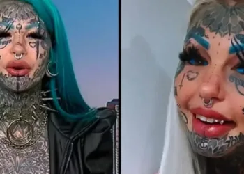 Uma mulher que perdeu a visão após tatuar seus olhos diz que não se arrepende