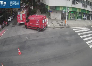Incêndio em prédio no Rio assusta moradores