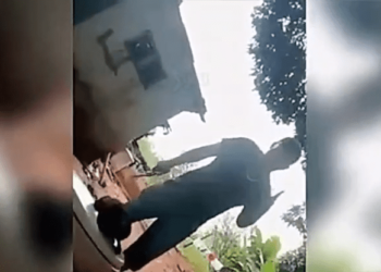 UM HOMEM FILMOU O MOMENTO DE SUA PRÓPRIA MORTE