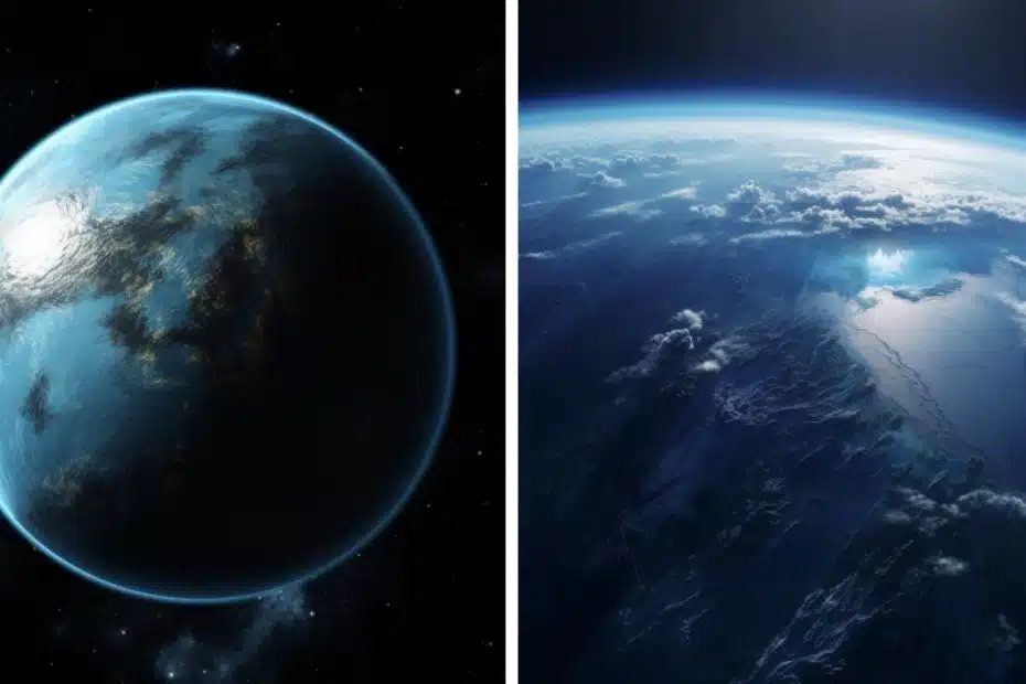Encontrado um planeta raro totalmente coberto por um oceano