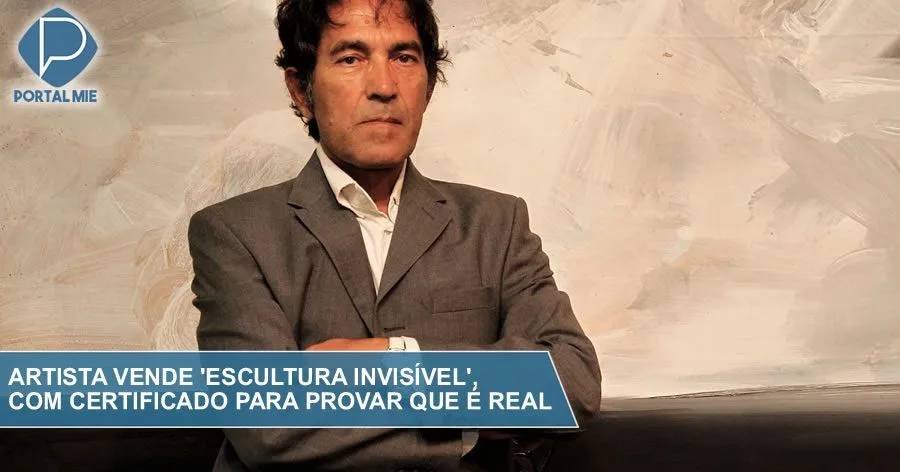 ARTE NO MUNDO “ESCULTURA INVISÍVEL” DE ARTISTA ITALIANO É VENDIDA POR 15 MIL EUROS EM LEILÃO