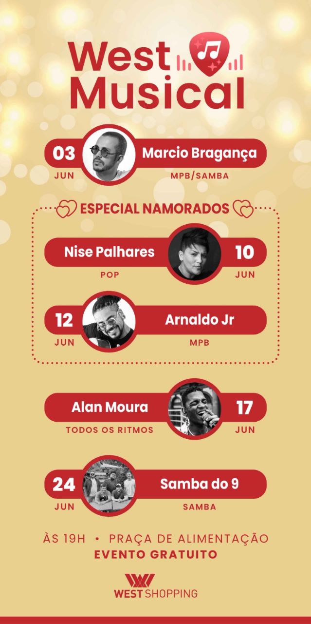West Musical” celebra o amor com atrações especiais no mês de junho