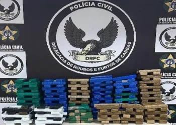 Dois traficantes presos com 300 kgs de maconha na Avenida Brasil