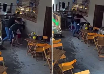 VÍDEO: Ex-BBB Dhomini invade e espanca dono de bar e advogado