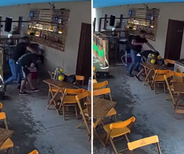 VÍDEO: Ex-BBB Dhomini invade e espanca dono de bar e advogado