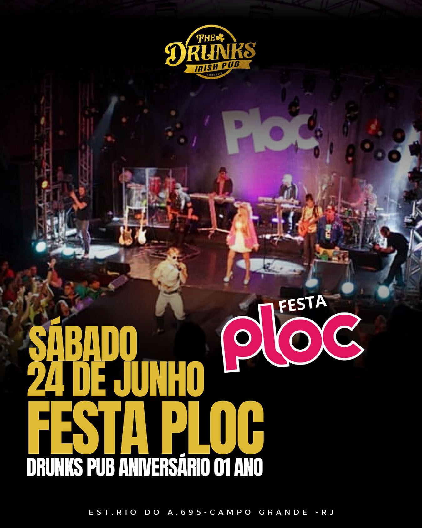 NÃO PERCAM!!  A MAIOR FESTA ANOS 80: FESTA PLOC – VAMOS RELEMBRAR TODOS OS SUCESSOS!