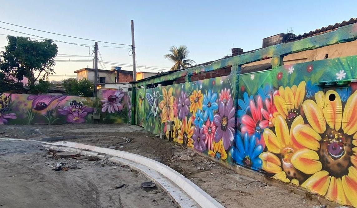 Campo Grande ganha mural de grafite de artista baiano