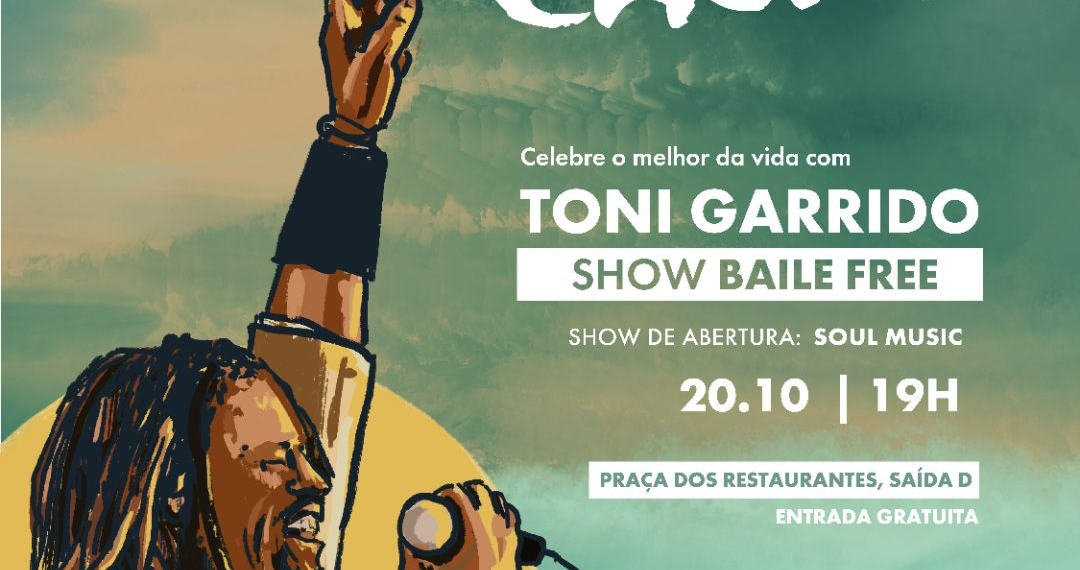 Não percam!! Show de Toni Garrido no Park Shopping em Campo Grande!!