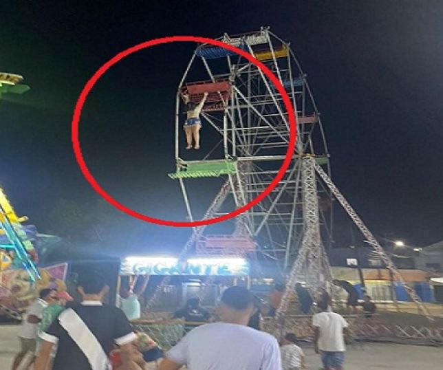 Tragédia Evitada: Criança e Adolescente Sobrevivem a Queda de Roda Gigante
