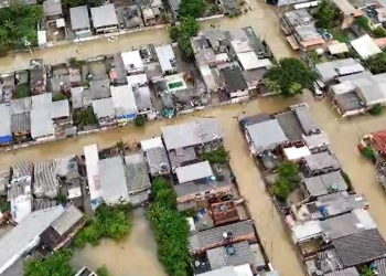 Persistem os Alagamentos em Bairros da Baixada Fluminense após Forte Temporal