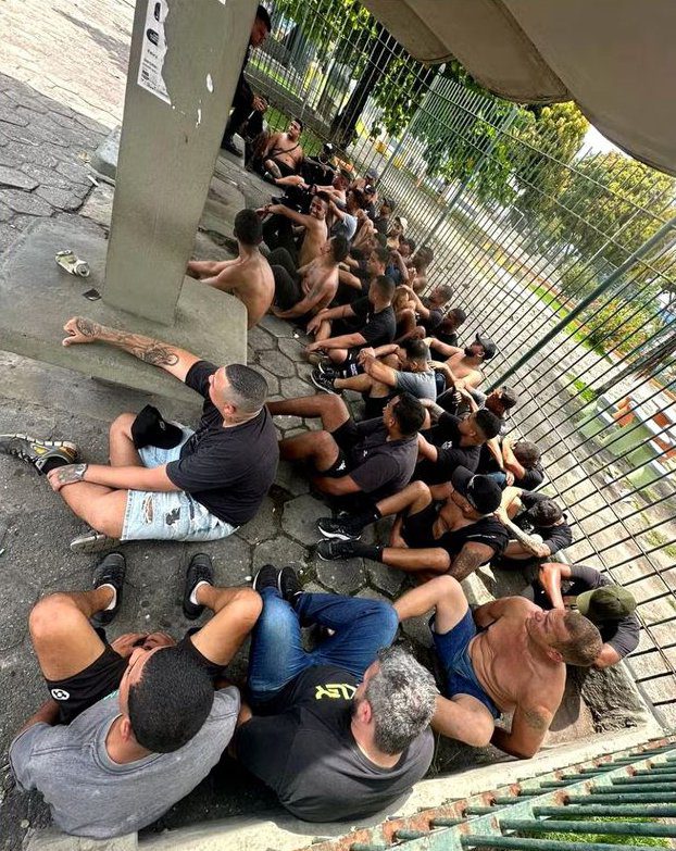 Torcedores do Vasco detidos antes do clássico contra o Flamengo