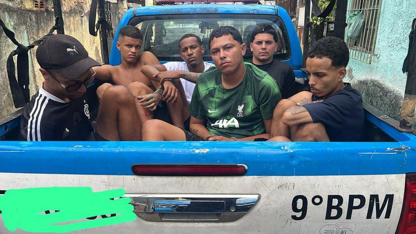 14 traficantes presos numa operação policial no RJ