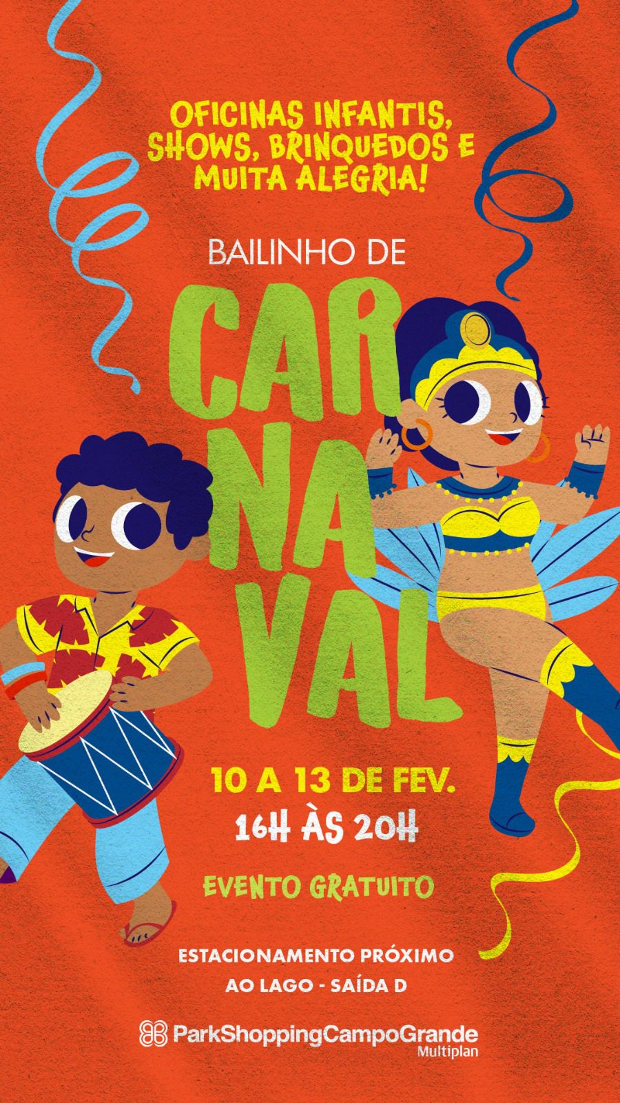 Bailinho de Carnaval do Park Shopping!! Não percam!!