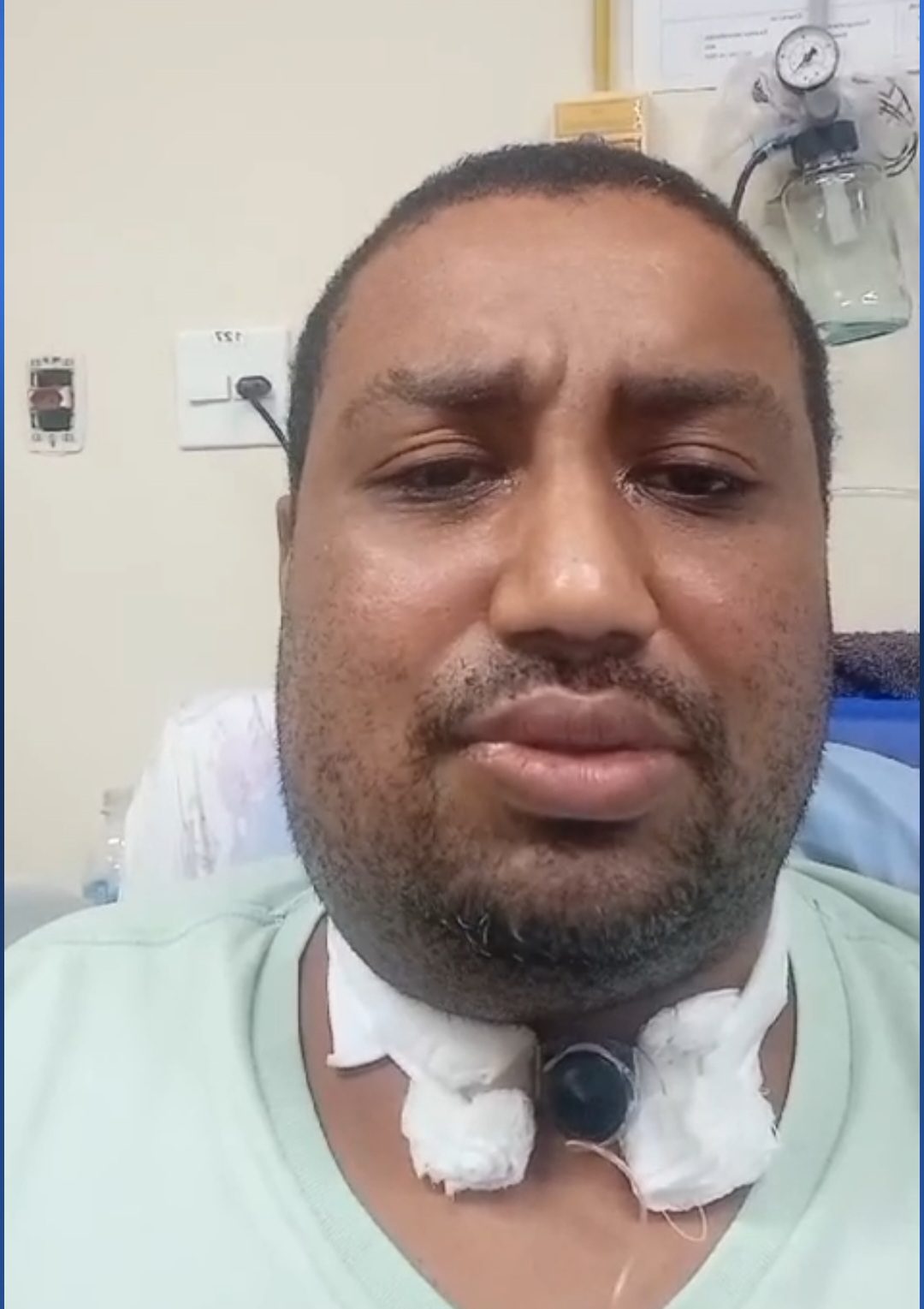 Homem , vitima do tio, fala da morte da mãe em hospital em Campo Grande