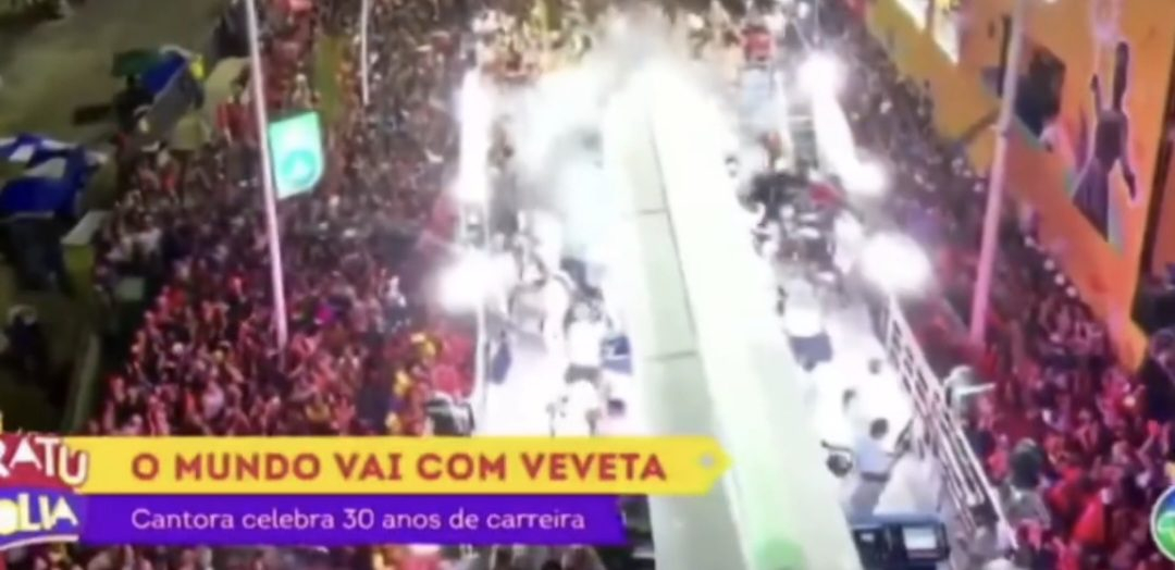 (VÍDEO) TUBO DE GÁS EXPLODE EM TRIO DE IVETE SANGALO DURANTE DESFILE NO CIRCUITO DE SALVADOR: CANTORA E FOLIÕES EM PÂNICO!