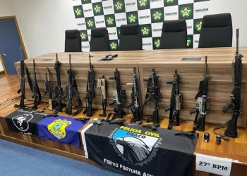 ( atualização) Polícia Rodoviária Federal prende 15 milicianos numa operação em Campo Grande